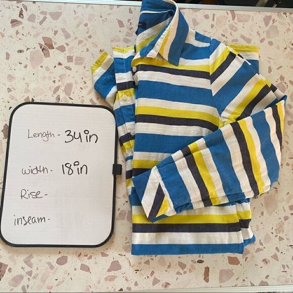 TOMMY HILFIGER long sleeve Striped Shirt Dress - Picture 12 of 13